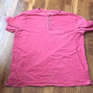 Used mens sonoma heathered red fashion shirt